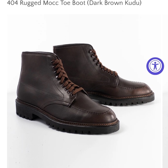 ALDEN 404 Rugged Mocc Toe Boot - Picture 2 of 11